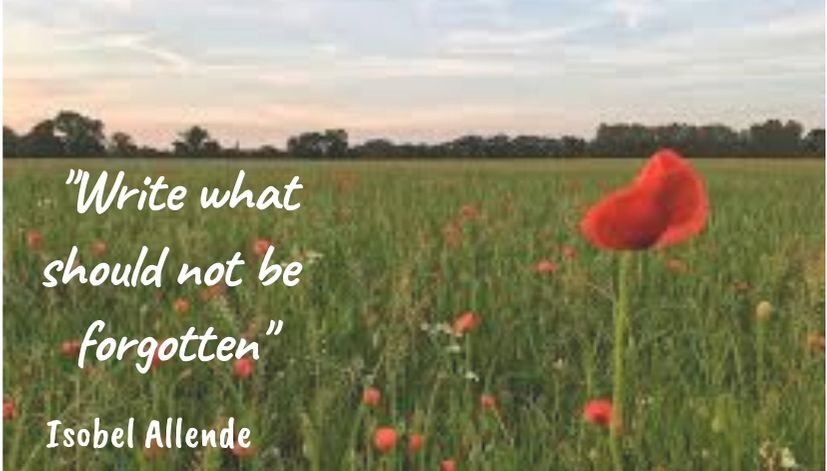 Quote: Write what should not be forgotten by Isobel Allende