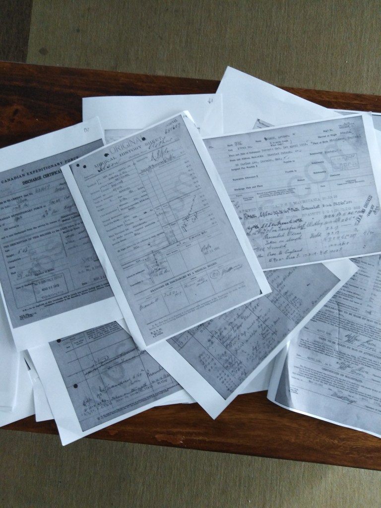 Collection of scanned military records